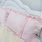 Two-pack Princess Lace Cotton Pillowcases Double Ruffle Pillowcases