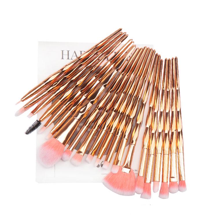 7/20pcs Makeup Brush Setl Foundation Powder Eyeshadow Make-up Brushes Contour Blending Cosmetic