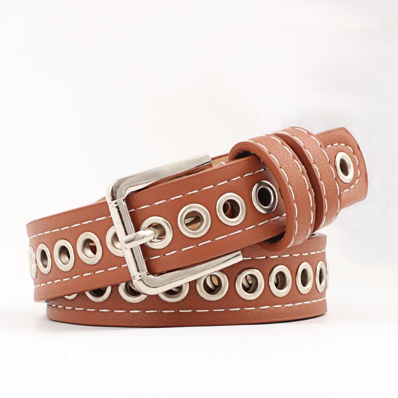 Jeans belts new women fashion wide belt drill women's leather waistband