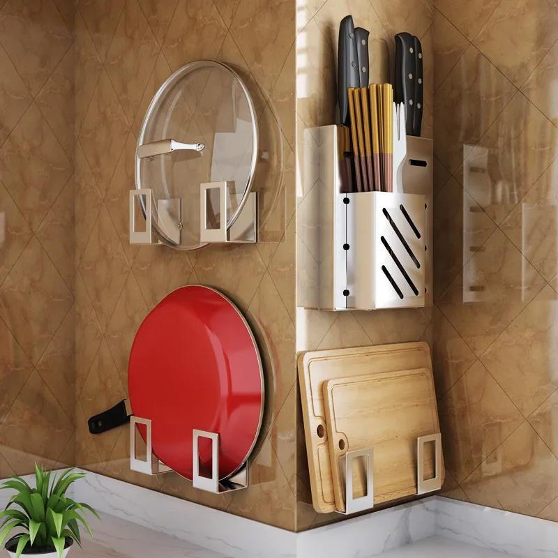 Stainless Steel Knife Wall Hanging Kitchen Multi-function Tool Storage Box