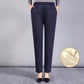 Lamb Velvet Middle-aged and Elderly Women's Pants Winter Plus Velvet Thickening Large Size Loose Sports Casual Pants To Wear Warm Mother Pants