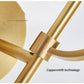 Copper wall lamp post modern light luxury living room study bedroom bedside wall lamp aisle lamp