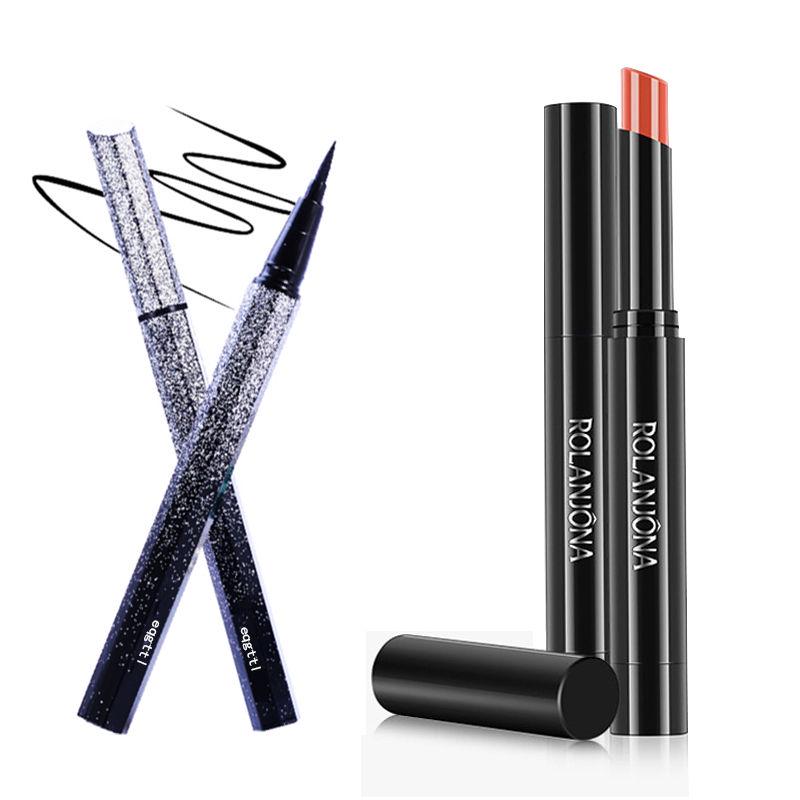 Starry Eyeliner Waterproof and Sweatproof Non-staining student eye shadow eyebrow pencil mascara