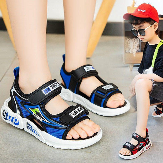 Summer Girls Boys Sandals Big Kids Fashion Princess Little Girls Soft Bottom Non-slip Lightweight Breathable Beach Shoes