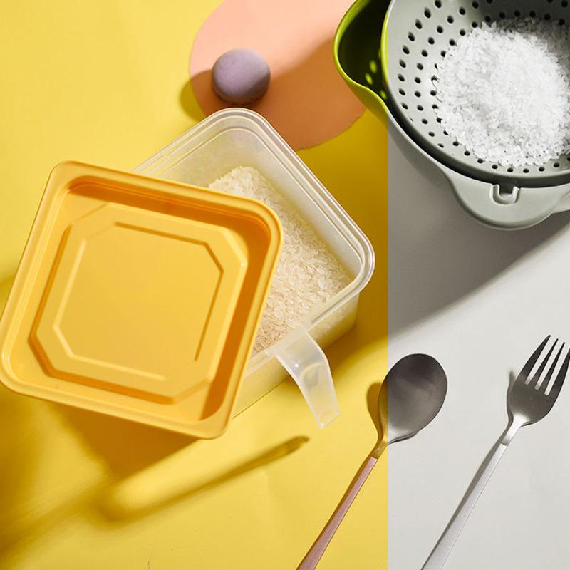 Thickened Fresh-keeping Box Fruits and Vegetables Whole Grains Tank Refrigerator Kitchen Food Storage Box Storage Tank