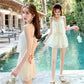 Swimsuit Women Cover Belly Slimming Two-piece Swimwear Beach Swimming Swimwear Sexy Cute Two-piece Ladies Swimwear