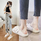 Sandals Women's Summer Jelly Transparent Soles Flat Two-wear Slippers Women's Non-slip Thick-soled Soft Lightweight Simple Sandals