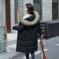Winter Women's Jacket All-match Cotton Clothes In Winter Long Fluffy Fur Collar Thick Loose Padded Jacket Winter Thick Warm Cotton Jacket