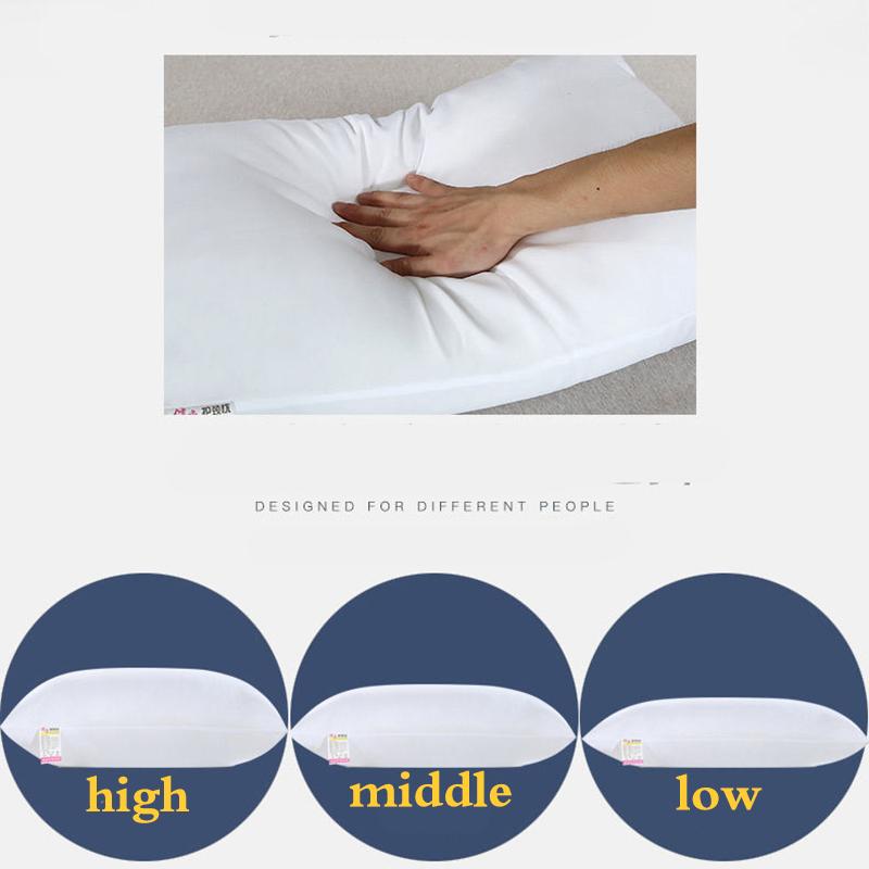 Two Home Middle Pillow Genuine Zipper Removable and Washable Pillow Core One Adult Single Pillow Set Free Pillowcase