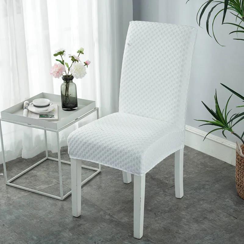 Chair Cover Cover Cushion Backrest Integrated Household Modern Minimalist Dining Chair Elastic Universal Seat Cushion Stool Cover
