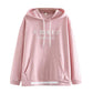Woman's Sweatshirts Solid Korean Female Hooded Pullovers Cotton Oversized Hoodies Women