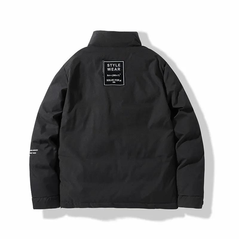 Jacket Men's Trendy Cotton Jacket Loose Warm Cotton Jacket Cotton Jacket All-match Thick Simple Bread Jacket