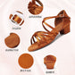 High Quality Latin Dance Shoes for Children Girls Adult Latin Dance Shoes Ballroom Tango Salsa Low Heels