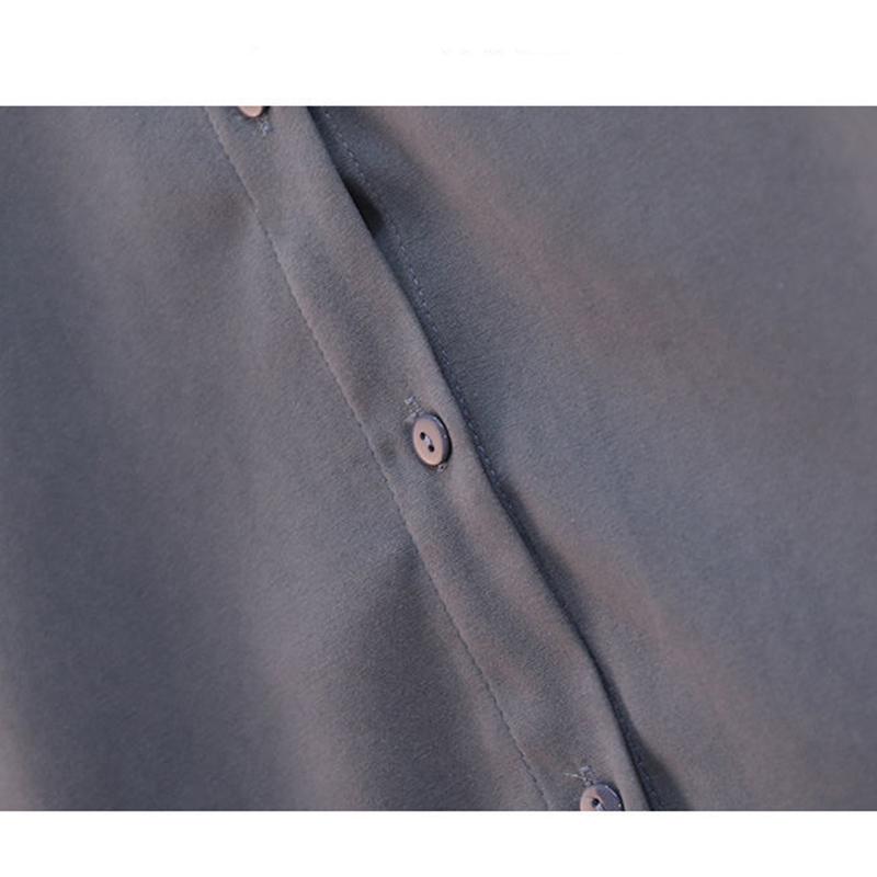 Two-piece Single/large Size Women's Spring  Autumn Suit Women's Fashion Shirt Covering Belly Slimming Dress Women