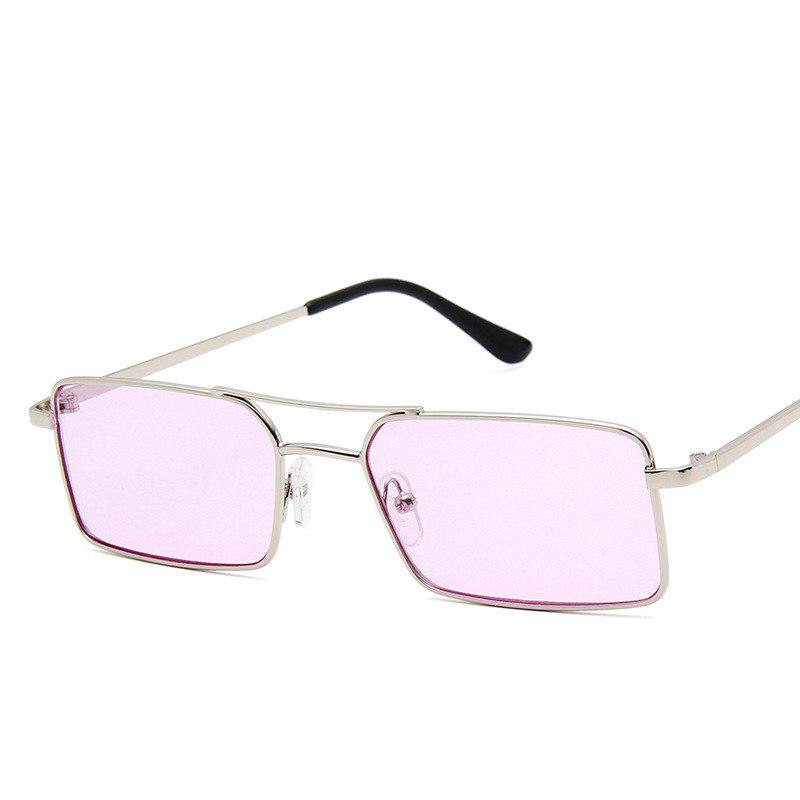 Small Sunglasses Women 90s Metal Men Retro Driving GlassesFemale Red Pink Lens Glasses Vintage Ladie