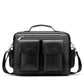 Travel Bag Men's Leather Texture Handbag Large-capacity Business Trip Travel Short-distance Luggage Bag Shoulder Bag Business Men's Bag