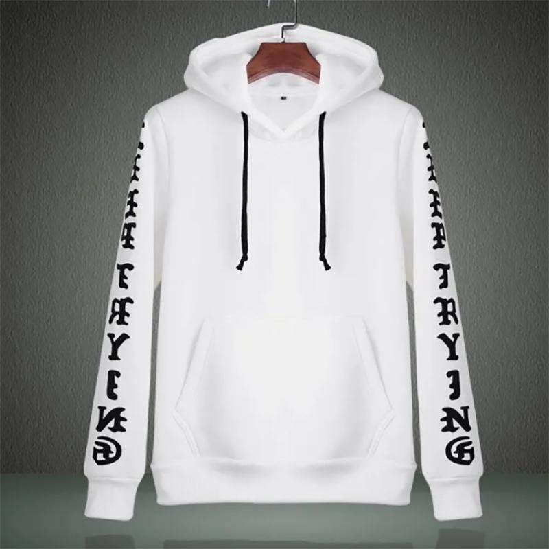 Autumn and Winter Men's Sweater Loose Pullover Hoodie Loose Warm Trendy Knitted Sweatshirts