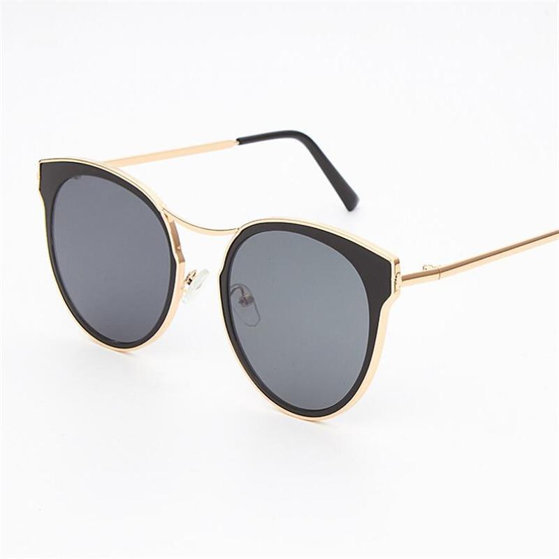 WTEMPO Summer Fashion Metal Big Frame Women Sunglasses   Colorful Lens Oversize Sunglasses Ladies