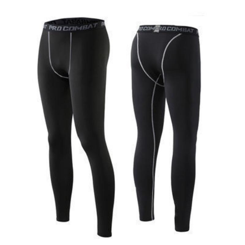 Tights Men's Quick-drying Football Training Suits Long-sleeved Sports Suits Running High-elastic Basketball Leggings Fitness Clothes