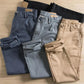 Autumn Men's Loose Straight Casual Pants Natural Washed Fishbone Micro-elastic Overalls Men's Pants