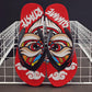 2021 New Personality Graffiti Men's Non-slip Rubber Sandals Slippers