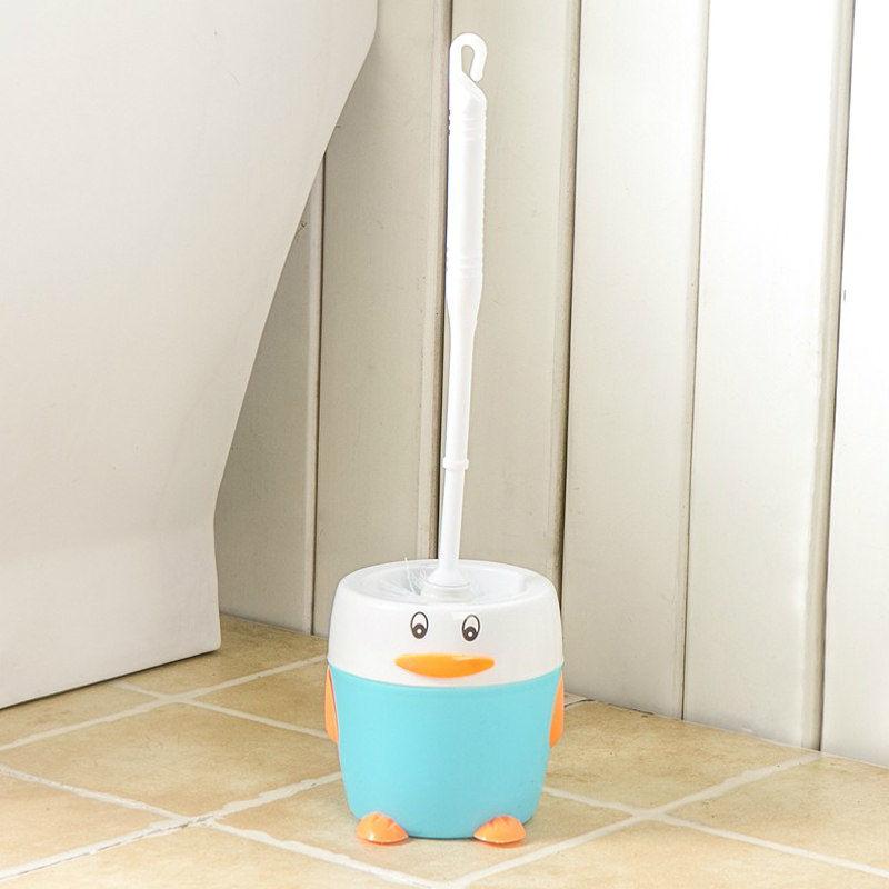 Household Toilet Brush Set Creative Free Punching Toilet Wash Toilet Brush New Long Handle No Dead Corner Cleaning Brush