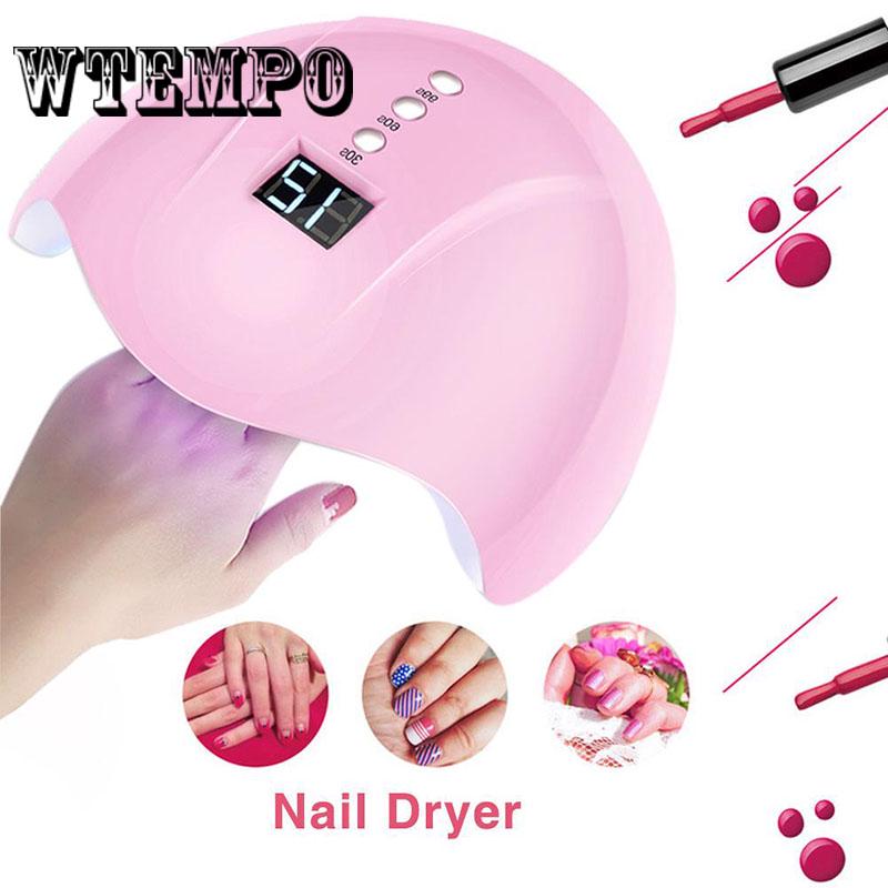36Wnail phototherapy machine induction nail polish glue baking lamp nail machine led dryer nail lamp