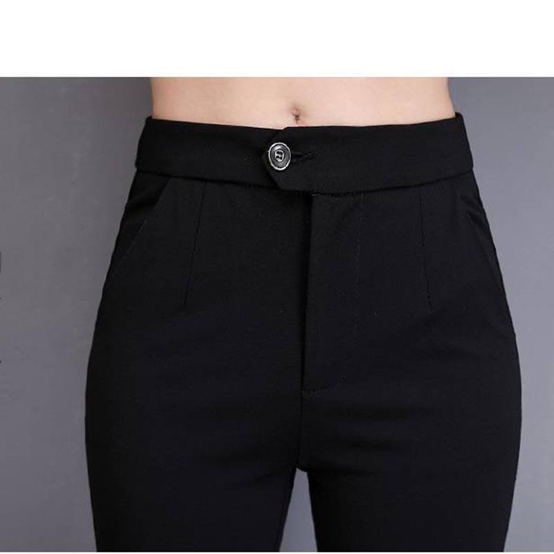 High Waist Flared Pants Female Autumn Winter Fall Feeling Slim Long Pants Flared Pants Casual Pants