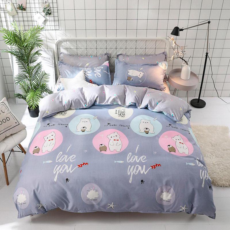 Home textile Meteor Winter 3/4pc Bedding Set Luxury Comfortable Bedclothes Duvet Cover Bed Linen