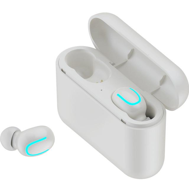 Bluetooth 5.0 Earphones TWS Wireless Headphones Earbuds for Sports Gaming with 1500mAh Charging Case
