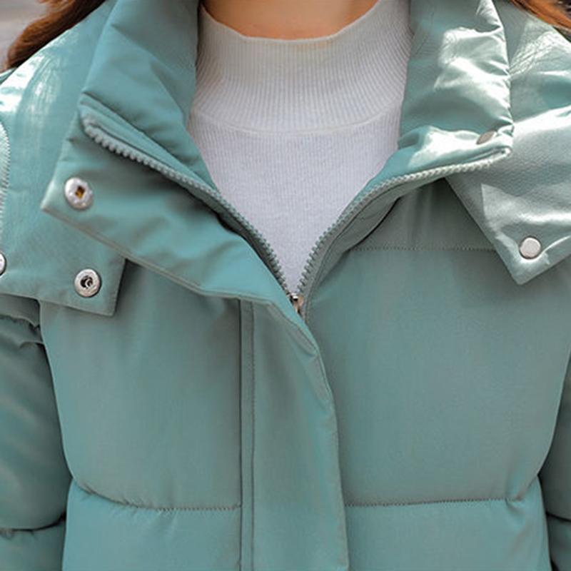 Down Padded Jacket Women's Long Section New Padded Jacket Ins Winter Loose Student Cotton Clothes Jacket