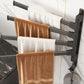 31cm Rotating 2 Bar Bathroom Towel Rack Free Punching Multi-bar Drying Space Aluminum Towel Bar Bathroom Rack Dormitory Rack Kitchen Towel Rack