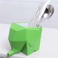 Creative Elephant Shape Kitchen Plastic Chopsticks Box Tube Tableware Storage Box Flower Pot