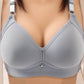 Large Size Thin Section Breasts Gathered Anti-sagging Bra Non-magnetic No Steel Ring Underwear Simple Ladies Bra