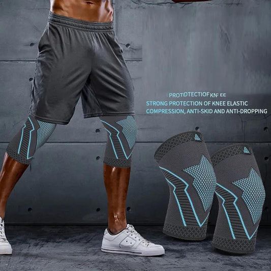 1 Piece Set of Non-slip Knee Pads with Compression Knee Sports Knee Pads Running Basketball Professional Protection Leg Joints Knee Warmth Fitness