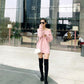 Women sexy Off-shoulder Sweaters  Autumn Winter Mid-length Loose  Knitted  pullover Sweater Dress