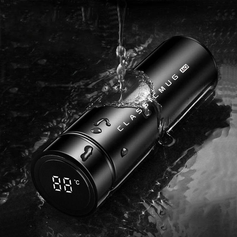 Thermos Cup Business Intelligence Temperature Measurement Display Temperature Stainless Steel Tea Cup Insulation Cup Water Cup Business Cup Travel Cup