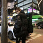 Winter Korean Version of Loose and Versatile Stitching Down Cotton Padded Jacket Female Students Warm Padded Jacket Trend