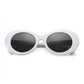 Clout Goggles NIRVANA Kurt Cobain Round Sunglasses Men Women Brand Designer Mirrored Glasses Male Fe