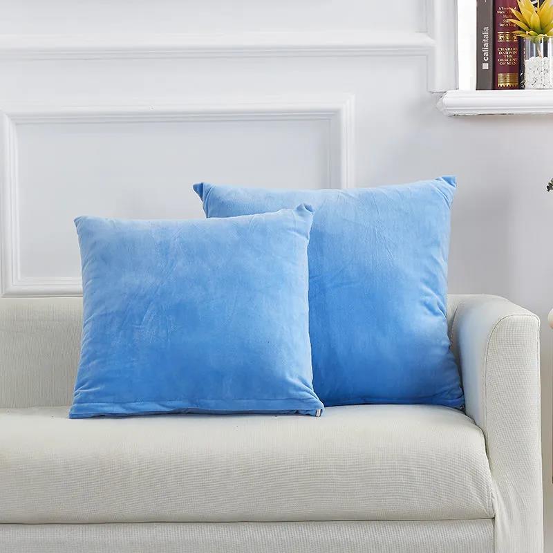 Pillow Girls Sleeping Suede Cushion Sofa Office Bed Back Cushion Waist Cushion Bedside Pillowcase with Core