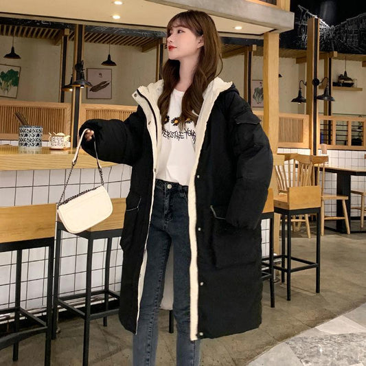 Women's Padded Jacket Loose Mid-length Down Padded Jacket Winter Padded Coat