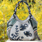 Middle Aged Women Handbag Casual Daily Shopper Ethnic Style  Anvas Cotton and Linen Woven Animal Flower Print Pattern