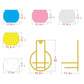 Ceramic Art Flower Stand Wall-mounted Metal Flower Arrangement Interior Decoration Pendant Flower Device