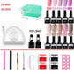 Gel Polish Nail Art Manicure Tools Kit UV LED Nail Lamp Dryer Nail Set Kit Gel Varnish Set