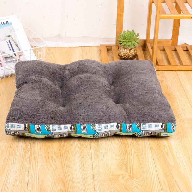Pet Dog Woven Pad Cat Mi Autumn and Winter Thickened Mat Medium Small Dog Sleeping with Sofa Bed Sleeping Pad