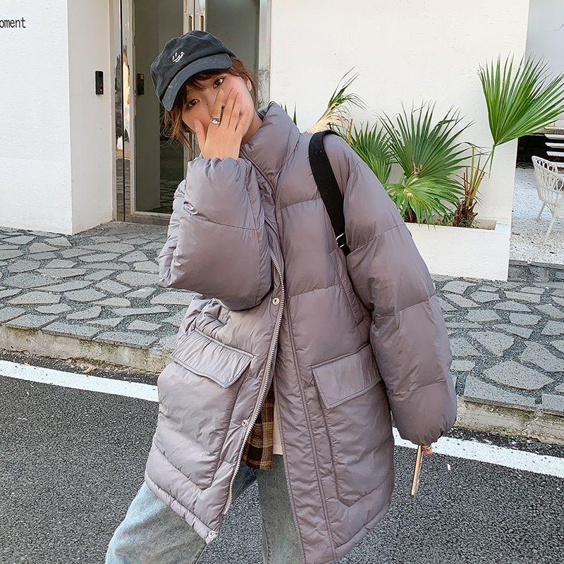 Padded Jacket Winter Coat Women Thick Cotton Coat Korean Style Loose Mid-length Cotton Coat Oversize Women's Trend