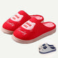 Household Cotton Slippers Winter Couple Confinement Shoes Buy One Get One Free Indoor Non-slip Thick-soled Wool Slippers