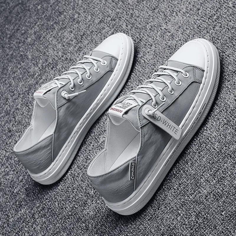 New Summer Men's Shoes Breathable Canvas Sneakers Casual Shoes Trend All-match Cloth Shoes