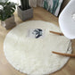 Thicken Round Carpet Living Room Bedroom Cute Room Bedside Carpet Fitness Yoga Carpet Hanging Basket Computer Chair Mat