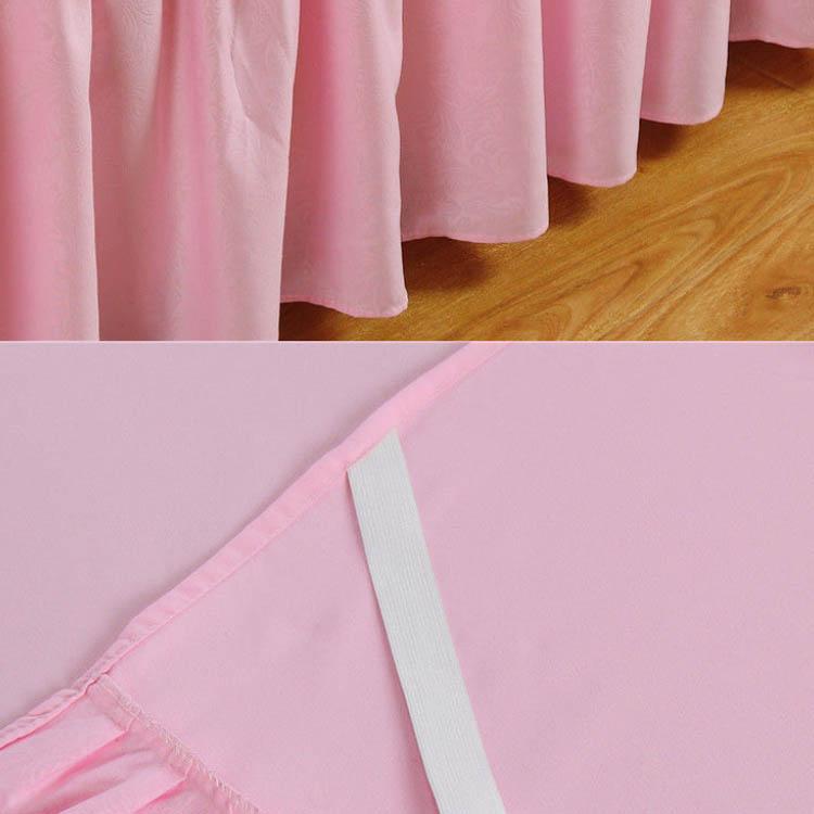 Solid Color Bedspread Bed Skirt Single-piece Three-piece Bed Skirt Cover Korean Version of Simmons Non-slip Bed Sheet Cover